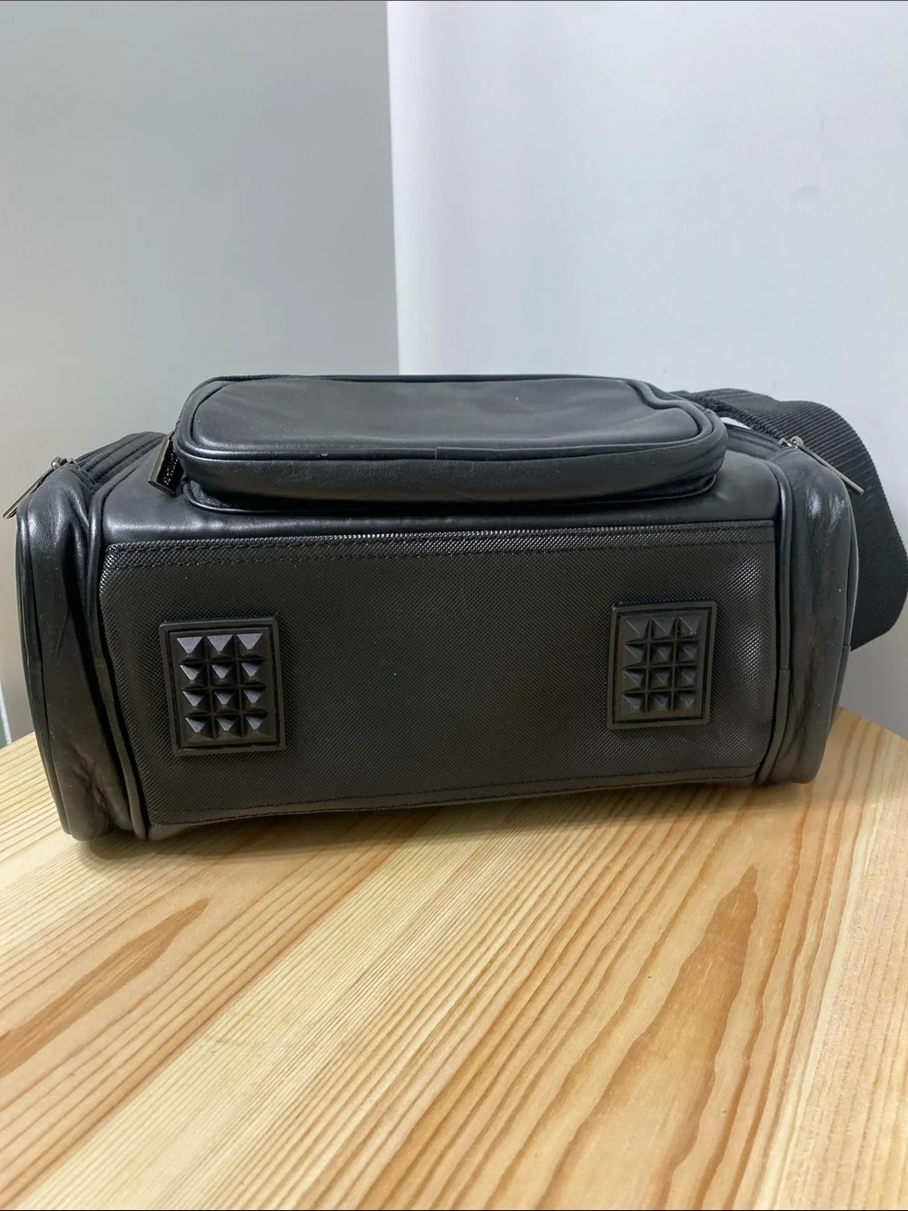 Quantaray Black Canvas Camera Camcorder Carry Shoulder Bag Large 12 X 7.5 X 6